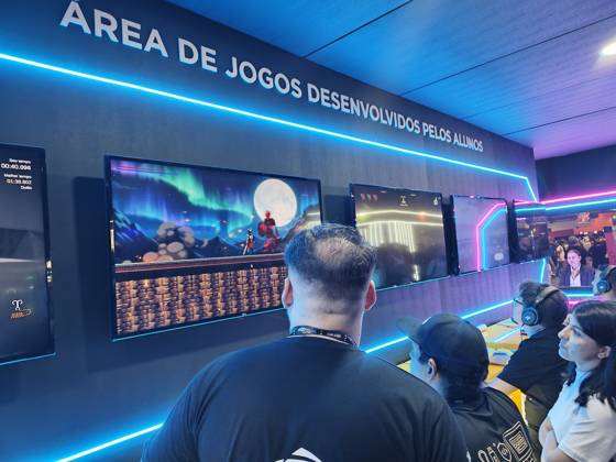 RECORD DATE NOT STATED Activity at Brasil Game Show. Sao Paulo (SP), 10 10 2026 - Fun Technology Games - Activity during the second day of Brasil Game Show, an event that brings together electronic game manufacturers such as Sega and Nintendo with the launch of games such as Call of Duty, Final Fantasy, Sonic, Star Fox, Batman among others and distributors of gamer products and accessories. The fair takes place in the Anhembi district in Sao Paulo from today (9) until next Monday, October 12.(Foto: Leandro Chemalle Thenews2 imago images) Activity at Brasil Game Show.  Copyright: xLeandroxChemallex