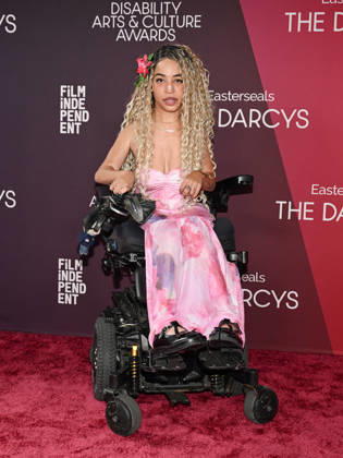October 10, 2026, Santa Monica, California, USA: American actress and fashion model JILLIAN MERCADO attends the inaugural Easterseals Disability Arts & Culture Awards DARCYS Awards red carpet. Santa Monica USA  - ZUMAb173 20261010_aap_b173_001 Copyright: xBillyxBennightx