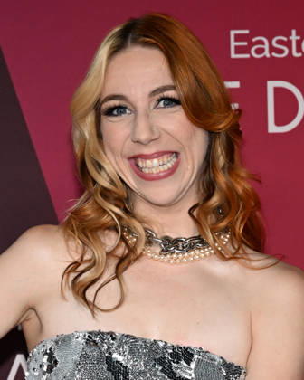 October 10, 2026, Santa Monica, California, USA: stand-up comedian, speaker and writer TINA FRIML attends the inaugural Easterseals Disability Arts & Culture Awards DARCYS Awards red carpet. Santa Monica USA  - ZUMAb173 20261010_aap_b173_011 Copyright: xBillyxBennightx