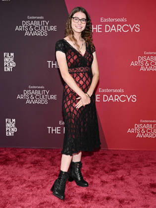 October 10, 2026, Santa Monica, California, USA: American actress ANA SHARP attends the inaugural Easterseals Disability Arts & Culture Awards DARCYS Awards red carpet. Santa Monica USA  - ZUMAb173 20261010_aap_b173_015 Copyright: xBillyxBennightx