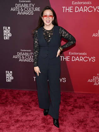 October 10, 2026, Santa Monica, California, USA: American actress, director, and producer FIONA RENE, 38, attends the inaugural Easterseals Disability Arts & Culture Awards DARCYS Awards red carpet. Santa Monica USA  - ZUMAb173 20261010_aap_b173_036 Copyright: xBillyxBennightx