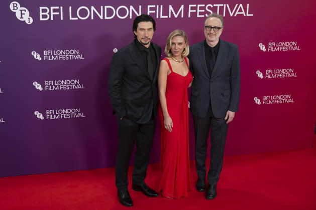 Premiere of ˜Paper Tiger™ as part of the 70th BFI London Film Festival at the Royal Festival Hall Featuring: Adam Driver, James Gray and Scarlett Johansson Where: London, United Kingdom When: 10 Oct 2026 Credit: Cover Images **NOT AVAILABLE FOR HELLO MAGAZINE** EDITORIAL USE ONLY. NOT FOR USE BY NEWSPAPERS BASED IN THE UK. Copyright: xx coverimg56083096