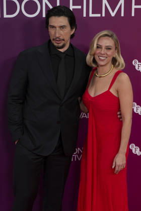 Premiere of ˜Paper Tiger™ as part of the 70th BFI London Film Festival at the Royal Festival Hall Featuring: Adam Driver and Scarlett Johansson Where: London, United Kingdom When: 10 Oct 2026 Credit: Cover Images **NOT AVAILABLE FOR HELLO MAGAZINE** EDITORIAL USE ONLY. NOT FOR USE BY NEWSPAPERS BASED IN THE UK. Copyright: xx coverimg56083111