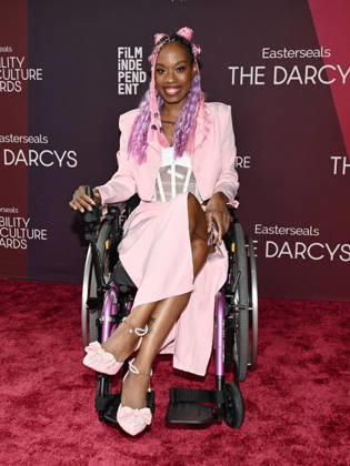 October 10, 2026, Santa Monica, California, USA: JILLIAN MERCADOA attends the inaugural Easterseals Disability Arts & Culture Awards DARCYS Awards red carpet. Santa Monica USA  - ZUMAb173 20261010_aap_b173_063 Copyright: xBillyxBennightx