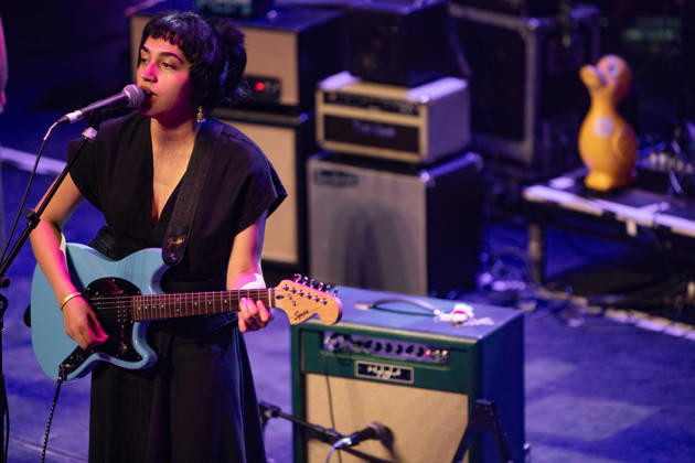 The Syd Barrett 80th Birthday Concert, The Corn Exchange, Cambridge, UK, 10 October 2026. 10 October 2026: Scottish singer songwriter Radhika Meera Dade (known professionally as Radhika) plays The Syd Barrett 80th Birthday Concert at The Corn Exchange, Cambridge, UK., Credit:Stuart Hogben Avalon  Copyright: xStuartxHogbenx xAvalonx 1142190379