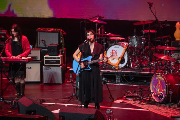 The Syd Barrett 80th Birthday Concert, The Corn Exchange, Cambridge, UK, 10 October 2026. 10 October 2026: Scottish singer songwriter Radhika Meera Dade (known professionally as Radhika) plays The Syd Barrett 80th Birthday Concert at The Corn Exchange, Cambridge, UK., Credit:Stuart Hogben Avalon  Copyright: xStuartxHogbenx xAvalonx 1142190501
