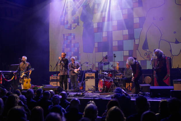 The Syd Barrett 80th Birthday Concert, The Corn Exchange, Cambridge, UK, 10 October 2026. 10 October 2026: Swedish band Men On The Border play The Syd Barrett 80th Birthday Concert at The Corn Exchange, Cambridge, UK., Credit:Stuart Hogben Avalon  Copyright: xStuartxHogbenx xAvalonx 1142190666