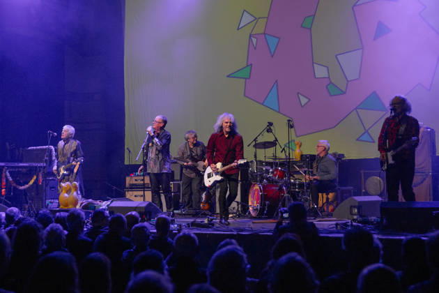 The Syd Barrett 80th Birthday Concert, The Corn Exchange, Cambridge, UK, 10 October 2026. 10 October 2026: Swedish band Men On The Border play The Syd Barrett 80th Birthday Concert at The Corn Exchange, Cambridge, UK., Credit:Stuart Hogben Avalon  Copyright: xStuartxHogbenx xAvalonx 1142190670