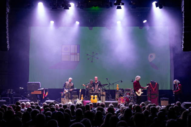 The Syd Barrett 80th Birthday Concert, The Corn Exchange, Cambridge, UK, 10 October 2026. 10 October 2026: Swedish band Men On The Border play The Syd Barrett 80th Birthday Concert at The Corn Exchange, Cambridge, UK., Credit:Stuart Hogben Avalon  Copyright: xStuartxHogbenx xAvalonx 1142190690