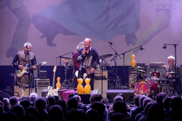 The Syd Barrett 80th Birthday Concert, The Corn Exchange, Cambridge, UK, 10 October 2026. 10 October 2026: Swedish band Men On The Border play The Syd Barrett 80th Birthday Concert at The Corn Exchange, Cambridge, UK., Credit:Stuart Hogben Avalon  Copyright: xStuartxHogbenx xAvalonx 1142190699