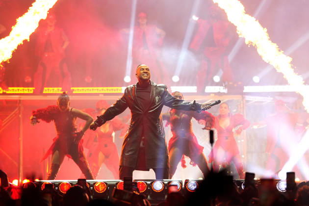 Puerto Rican singer Don Omar performs during his concert at the Barclays Center in New York, United States, 10 October 2026. Don Omar Concert in New York !ACHTUNG: NUR REDAKTIONELLE NUTZUNG!  Copyright: xAngelxColmenaresx AME5020 20261011-55021650165_1
