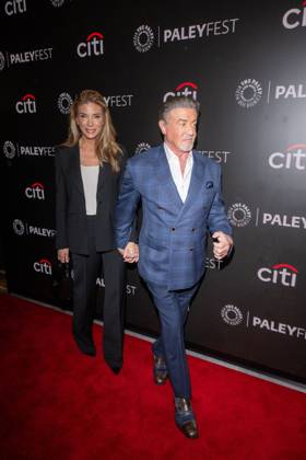 October 10, 2026, New York, New York, United States: (L-R) Jennifer Flavin and Sylvester Stallone attend.screening of Tulsa King during PaleyFest NY 2026 at The Paley Museum on October 10, 2026 in New York City. New York United States - ZUMAs197 20261010_aaa_s197_689 Copyright: xRonxAdarx