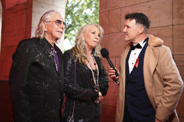 Petra Zieger und Peter Taudte bei der 18. Hope Gala 2026 im Schauspielhaus. Dresden,10.10.2026