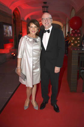 Janina Hartwig und Alexander Putz bei der 18. Hope Gala 2026 im Schauspielhaus. Dresden,10.10.2026