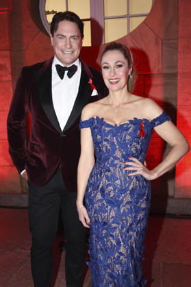 Benjamin Bieneck und Ruth Moschner bei der 18. Hope Gala 2026 im Schauspielhaus. Dresden,10.10.2026