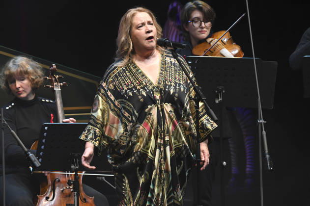 Kathy Kelly bei der 18. Hope Gala 2026 im Schauspielhaus. Dresden, 10.10.2026