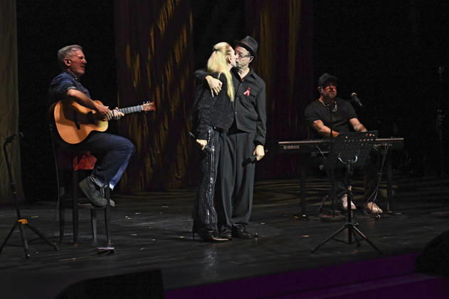 Anna Loos mit Ehemann Jan Josef Liefers bei der 18. Hope Gala 2026 im Schauspielhaus. Dresden, 10.10.2026