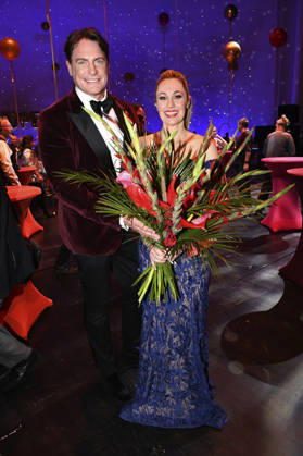 Benjamin Bieneck und Ruth Moschner bei der 18. Hope Gala 2026 im Schauspielhaus. Dresden, 10.10.2026