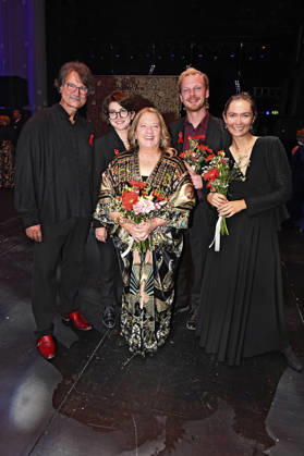 Kathy Kelly und Camerata Musikuss bei der 18. Hope Gala 2026 im Schauspielhaus. Dresden, 10.10.2026