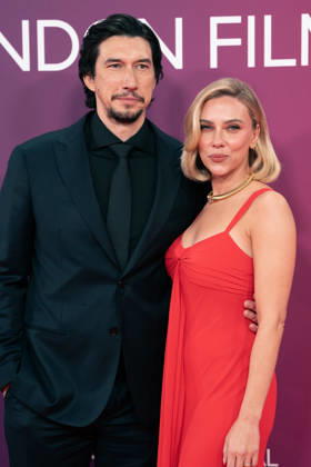 October 10, 2026, London, United Kingdom: Adam Driver and Scarlett Johansson attend the premiere of Paper Tiger during the 70th BFI London Film Festival at the Royal Festival Hall. London United Kingdom  - ZUMAs197 20261010_aaa_s197_815 Copyright: xLounisxTiarx