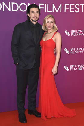 Adam Driver und Scarlett Johansson bei der Premiere des Kinofilms Paper Tiger auf dem 70. BFI London Film Festival 2026 in der Royal Festival Hall. London, 10.10.2026