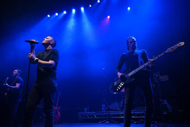 The Slow Readers Club LONDON, ENGLAND - OCTOBER 10: Kurtis Starkie, Aaron Starkie and James Ryan of ˜The Slow Readers Club™ performing at Roundhouse, Chalk Farm on October 10 in London, England. CAP MAR MAR Great Britain UK Copyright: xMartinxHarris CapitalxPicturesx