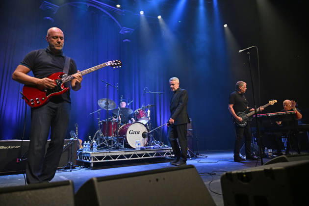 ˜Gene™ performing at Roundhouse, London LONDON, ENGLAND - OCTOBER 10: Steve Mason, Matt James, Martin Rossiter, Kevin Miles and Mick Talbot of ˜Gene™ performing at Roundhouse, Chalk Farm on October 10 in London, England. CAP MAR MAR Great Britain UK Copyright: xMartinxHarris CapitalxPicturesx