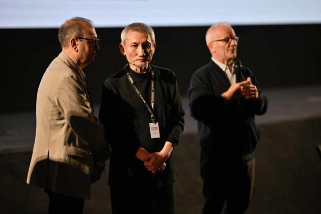18th Lumiere Festival Tsui Hark Masterclass Tsui Hark holds a masterclass during the 18th Lyon Lumiere Film Festival in Lyon, France on 11 October 2026. Photo by Julien Reynaud APS-Medias ABACAPRESS.COM Lyon France  Copyright: xReynaudxJulien APS-Medias ABACAx