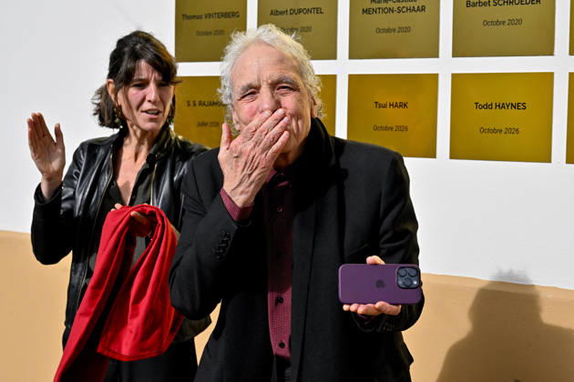 18th Lumiere Festival Bad Lieutenant Screening Abel Ferrara unveiling a commemorative plate in his honor on the Film Makers Wall after the screening of the movie Bad Lieutenant during the 18th Lyon Lumiere Film Festival in Lyon, France on 11 October 2026. Photo by Julien Reynaud APS-Medias ABACAPRESS.COM Lyon France  Copyright: xReynaudxJulien APS-Medias ABACAx