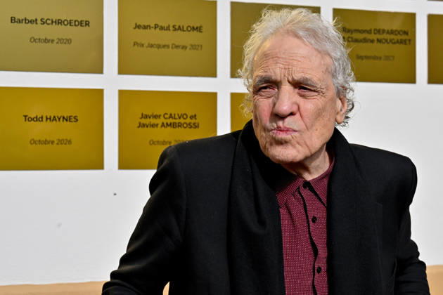 18th Lumiere Festival Bad Lieutenant Screening Abel Ferrara unveiling a commemorative plate in his honor on the Film Makers Wall after the screening of the movie Bad Lieutenant during the 18th Lyon Lumiere Film Festival in Lyon, France on 11 October 2026. Photo by Julien Reynaud APS-Medias ABACAPRESS.COM Lyon France  Copyright: xReynaudxJulien APS-Medias ABACAx