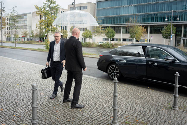 Berlin, Konrad-Adenauer-Haus, CDU Berlin, Konrad-Adenauer-Haus, CDU, Präsidiumsklausurtagung, Karsten Wildberger, Bundesminister für Digitales und Staatsmodernisierung Berlin Berlin GER