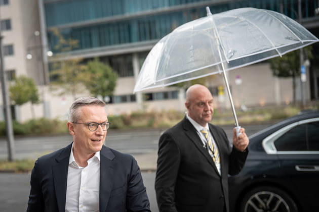 Bundesminister für Digitales und Staatsmodernisierung, Karsten Wildberger, bei seiner Ankunft;Präsidiumsklausurtagung der CDU Deutschlands in Berlin, Oktober 2026, Berlin Berlin Deutschland Konrad-Adenauer-Haus