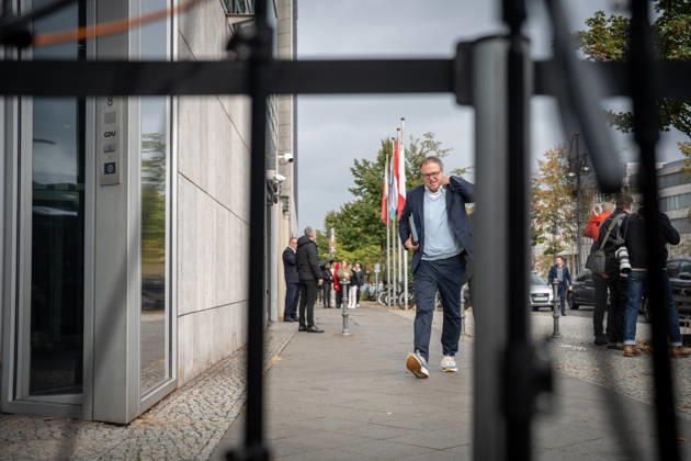 Mario Voigt, Ministerpräsident Thüringen, bei seiner Ankunft;Präsidiumsklausurtagung der CDU Deutschlands in Berlin, Oktober 2026, Berlin Berlin Deutschland Konrad-Adenauer-Haus