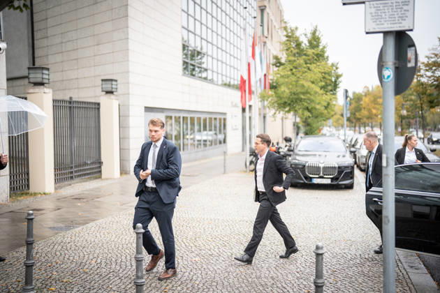 Manuel Hagel, Innenminister Baden-Württemberg, bei seiner Ankunft;Präsidiumsklausurtagung der CDU Deutschlands in Berlin, Oktober 2026, Berlin Berlin Deutschland Konrad-Adenauer-Haus