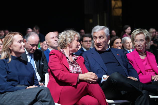 IPA89549667 - Milan, October 11, 2026, Forza Italia Event: The Optimism of Will at the East End Studios on Via Mecenate, featuring Stefania Craxi, Antonio Tajani, and Letizia Moratti  Copyright: xDuilioxPiaggesix xDuilioxPiaggesix IPA89549667