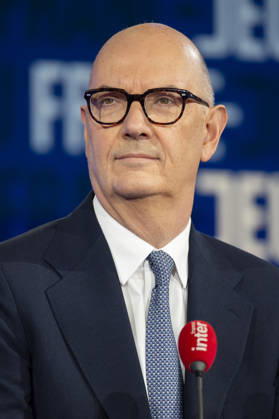 French Economy Minister Roland Lescure Franc Jeu - Paris French Economy Minister Roland Lescure during an interview at Franc Jeu on France 2 channel in Paris, France on October 11, 2026.Photo by Eliot Blondet ABACAPRESS.COM Paris France France  Copyright: xBlondetxEliot ABACAx