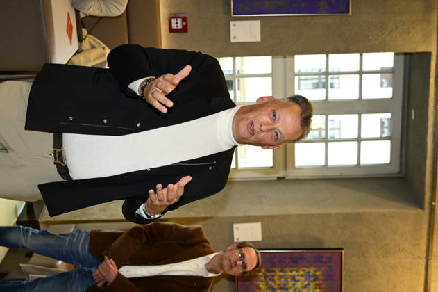 Jens-Christian Wittig bei der Vernissage der Ausstellung Goldener Reigen von Jens-Christian Wittig im Kastenmeiers im Taschenbergpalais in Dresden. Dresden, 11.10.2026 Copyright: xMatthiasxWehnertx