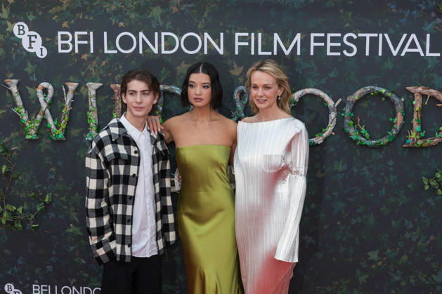 Wildwood Premiere at BFI London Film Festival LONDON, UNITED KINGDOM - OCTOBER 11: (L-R) Jacob Tremblay, Peyton Elizabeth Lee and Carey Mulligan attend the premiere of Wildwood during the 70th BFI London Film Festival at the Royal Festival Hall in London, United Kingdom on October 11, 2026. Wiktor Szymanowicz Anadolu London United Kingdom. Editorial use only. Please get in touch for any other usage.  Copyright: x2026xAnadoluxWiktorxSzymanowiczx