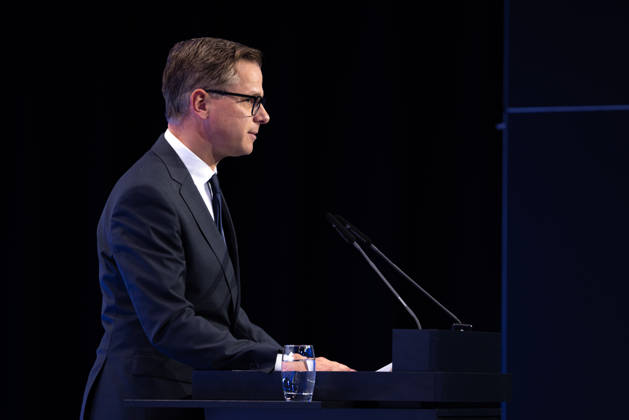 World Health Summit 2026 Weltgesundheitsgipfel. Deutschland, Berlin am 11. Oktober 2026: Gesundheitsminister Dr. Carsten Linnemann (CDU) hält eine Keynote-Rede auf dem World Health Summit.