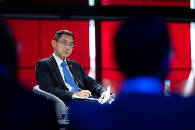 World Health Summit 2026 Weltgesundheitsgipfel. Deutschland, Berlin am 11. Oktober 2026: Prof. Dr. Teo Yik Ying, Dekan der Saw Swee Hock School of Public Health und Vizepräsident der National University of Singapore bei der Paneldisskussion zum Thema: Gesundheit in Krisenzeiten: Wie Gesundheitssysteme trotz Sanktionen und migrationsbedingtem Druck infolge von Konflikten geschützt werden können (Health in Times of Crisis: Safeguarding Health Systems Amid Sanctions and Conflict-Induced Migration Pressure).