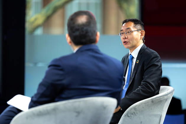 World Health Summit 2026 Weltgesundheitsgipfel. Deutschland, Berlin am 11. Oktober 2026: Prof. Dr. Teo Yik Ying, Dekan der Saw Swee Hock School of Public Health und Vizepräsident der National University of Singapore bei der Paneldisskussion zum Thema: Gesundheit in Krisenzeiten: Wie Gesundheitssysteme trotz Sanktionen und migrationsbedingtem Druck infolge von Konflikten geschützt werden können (Health in Times of Crisis: Safeguarding Health Systems Amid Sanctions and Conflict-Induced Migration Pressure).