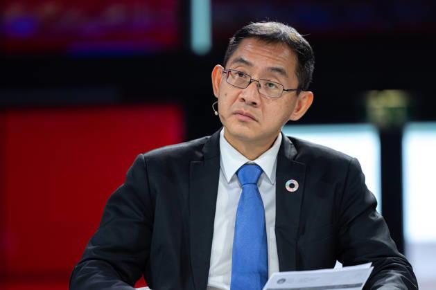 World Health Summit 2026 Weltgesundheitsgipfel. Deutschland, Berlin am 11. Oktober 2026: Prof. Dr. Teo Yik Ying, Dekan der Saw Swee Hock School of Public Health und Vizepräsident der National University of Singapore bei der Paneldisskussion zum Thema: Gesundheit in Krisenzeiten: Wie Gesundheitssysteme trotz Sanktionen und migrationsbedingtem Druck infolge von Konflikten geschützt werden können (Health in Times of Crisis: Safeguarding Health Systems Amid Sanctions and Conflict-Induced Migration Pressure).