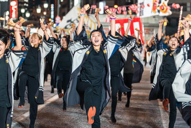 General view, October 11, 2026 - Dancers perform during the main festival of the 27th Tokyo Yosakoi Festival in Ikebukuro, Tokyo, Japan, on October 11, 2026. Held as part of Fukuro Matsuri, the annual dance festival brings together approximately 100 teams and 5,000 performers from across Japan, filling the streets with colorful costumes, synchronized choreography, and energetic yosakoi performances. aflo_355106789