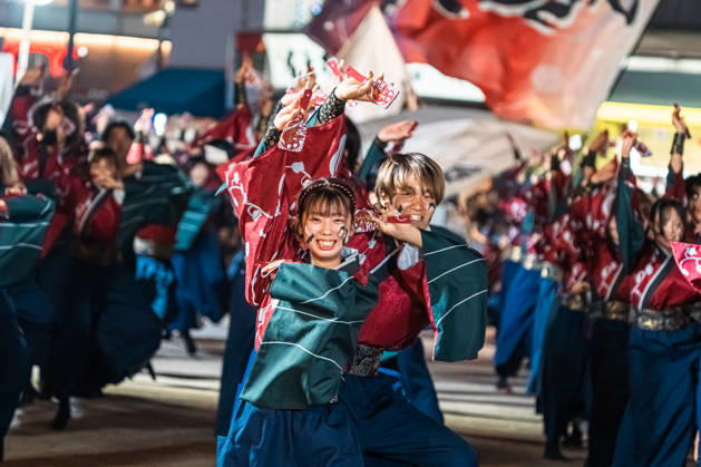 General view, October 11, 2026 - Dancers perform during the main festival of the 27th Tokyo Yosakoi Festival in Ikebukuro, Tokyo, Japan, on October 11, 2026. Held as part of Fukuro Matsuri, the annual dance festival brings together approximately 100 teams and 5,000 performers from across Japan, filling the streets with colorful costumes, synchronized choreography, and energetic yosakoi performances. aflo_355107116