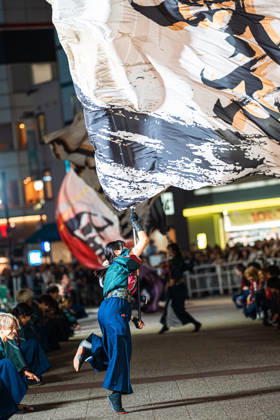 General view, October 11, 2026 - Dancers perform during the main festival of the 27th Tokyo Yosakoi Festival in Ikebukuro, Tokyo, Japan, on October 11, 2026. Held as part of Fukuro Matsuri, the annual dance festival brings together approximately 100 teams and 5,000 performers from across Japan, filling the streets with colorful costumes, synchronized choreography, and energetic yosakoi performances. aflo_355107159