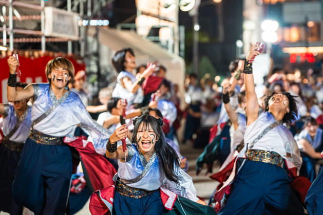 General view, October 11, 2026 - Dancers perform during the main festival of the 27th Tokyo Yosakoi Festival in Ikebukuro, Tokyo, Japan, on October 11, 2026. Held as part of Fukuro Matsuri, the annual dance festival brings together approximately 100 teams and 5,000 performers from across Japan, filling the streets with colorful costumes, synchronized choreography, and energetic yosakoi performances. aflo_355107190