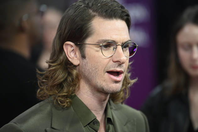 Artificial gala screening, BFI Southbank, London, UK, 11 October 2026 Andrew Garfield and guest at the gala screening of Artificial, BFI Southbank, London, UK, 11 October 2026., Credit:Justin Ng Avalon United Kingdom, London Copyright: xJustinxNgx xAvalonx 1142427142