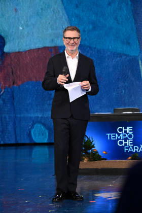 IPA89573725 - Milan, TV Show Che Tempo Che Fa - Nove. Pictured: Fabio Fazio  Copyright: xTe-Cox xComi Terenghix IPA89573725