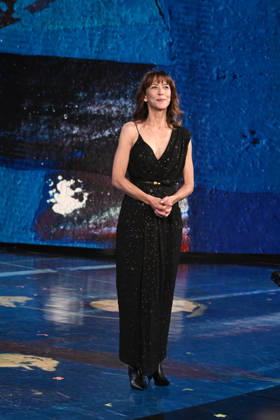 IPA89573750 - Milan, TV Show Che Tempo Che Fa Nove. Pictured: Sophie Marceau  Copyright: xTe-Cox xComi Terenghix IPA89573750