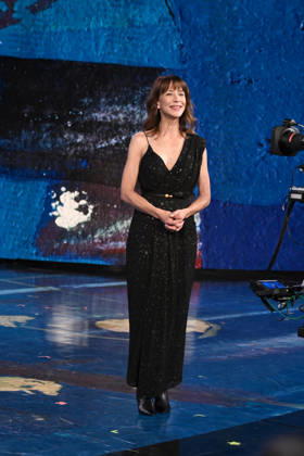 IPA89573753 - Milan, TV Show Che Tempo Che Fa - Nove. Pictured: Sophie Marceau  Copyright: xTe-Cox xComi Terenghix IPA89573753